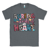 Charcoal Heather nursing is a work of heart Classic Tee - BundleAndBundleShop