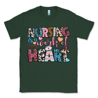 Sports Green nursing is a work of heart Classic Tee - BundleAndBundleShop