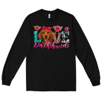 Black love dachshunds Long Sleeve Tee - Artiststas