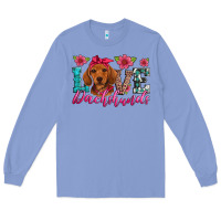 Colony Blue love dachshunds Long Sleeve Tee - Artiststas
