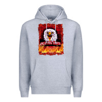 Heather Grey Eagle Fang Karate Premium Hoodie - Bettercallsaul
