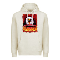 Oatmeal Heather Eagle Fang Karate Premium Hoodie - Bettercallsaul