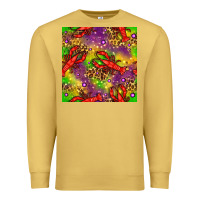 Antique Gold Mardi Gras Lobster Seamless Pattern Premium Sweatshirt - BundleAndBundleShop