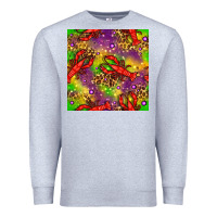Heather Grey Mardi Gras Lobster Seamless Pattern Premium Sweatshirt - BundleAndBundleShop