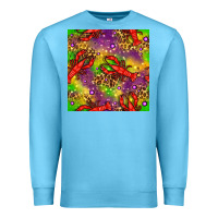 Ocean Blue Mardi Gras Lobster Seamless Pattern Premium Sweatshirt - BundleAndBundleShop