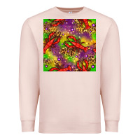 Pale Pink Mardi Gras Lobster Seamless Pattern Premium Sweatshirt - BundleAndBundleShop