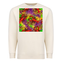 Sandshell Mardi Gras Lobster Seamless Pattern Premium Sweatshirt - BundleAndBundleShop