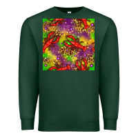 Sports Green Mardi Gras Lobster Seamless Pattern Premium Sweatshirt - BundleAndBundleShop