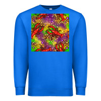 True Royal Mardi Gras Lobster Seamless Pattern Premium Sweatshirt - BundleAndBundleShop