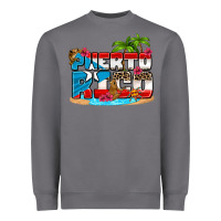 Storm puerto rico and flowers with frog Heavyweight Sweatshirt - AdoDesignShop