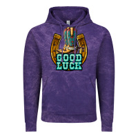Cloud Purple good luck Vintage Hoodie - JahusDesignShop