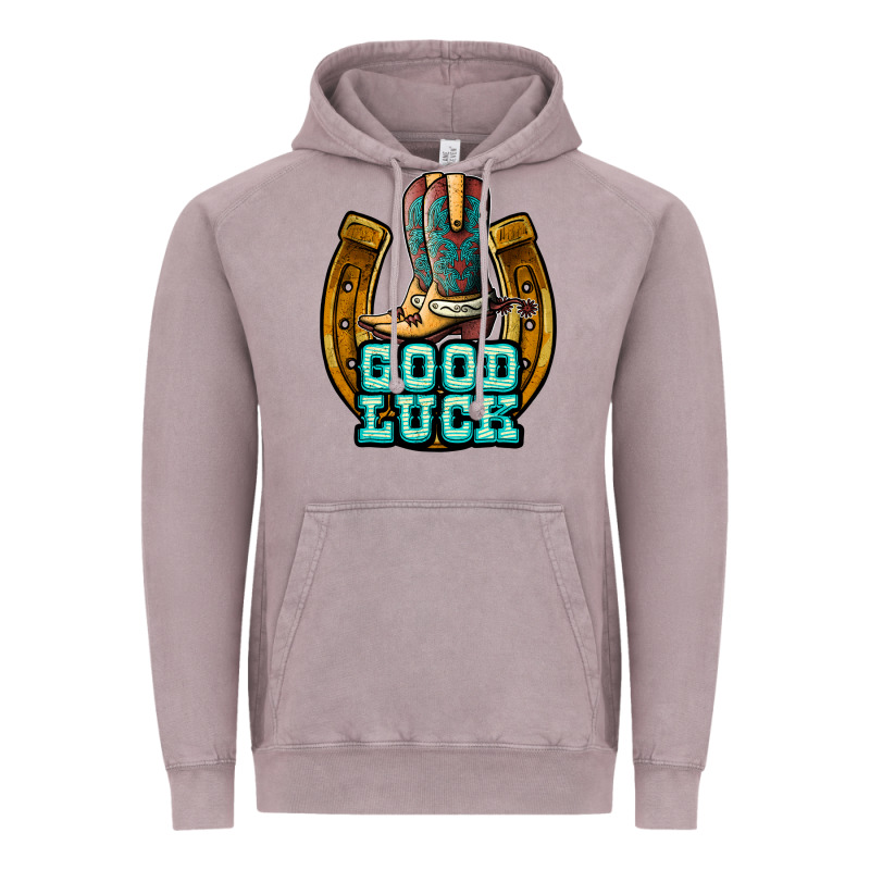 Good Luck Vintage Hoodie by JahusDesignShop | Teevron