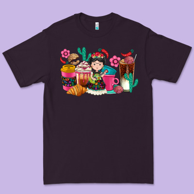 Premium Tee But first cafecito y chismecito