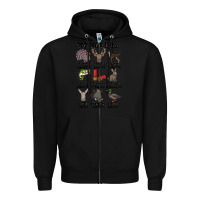 Black god says i am hunting Zipper Hoodie - MaliasSmallBusiness