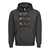 Charcoal Heather god says i am hunting Zipper Hoodie - MaliasSmallBusiness