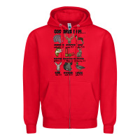 Red god says i am hunting Zipper Hoodie - MaliasSmallBusiness
