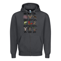 Smoke god says i am hunting Zipper Hoodie - MaliasSmallBusiness