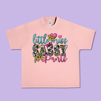 Little Miss Sassy Pants Urban Heavy Tee Designed By Jahusdesignshop