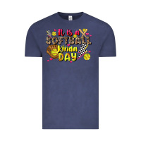 Vintage Denim it is a softball kinda day Vintage Tee - JahusDesignShop