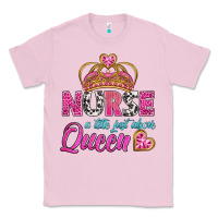 Bubblegum Pink nurse a title just above queen Classic Tee - BundleAndBundleShop