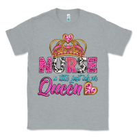 Heather Grey nurse a title just above queen Classic Tee - BundleAndBundleShop