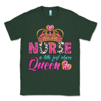 Sports Green nurse a title just above queen Classic Tee - BundleAndBundleShop