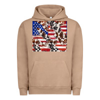 Pigment Burro cowhide amerikan flag Urban Hoodie - TumblerDesignByShophia