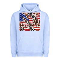 Pigment Grape Ice cowhide amerikan flag Urban Hoodie - TumblerDesignByShophia