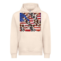 Sandshell cowhide amerikan flag Urban Hoodie - TumblerDesignByShophia