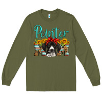 Army Green german shorthaired pointer mom Long Sleeve Tee - Artiststas