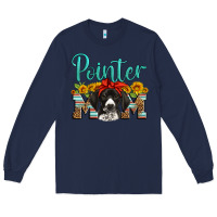 Navy german shorthaired pointer mom Long Sleeve Tee - Artiststas