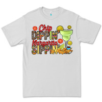 Dove Grey Chip dippin' margarita sippin' Premium Tee - RanaPortraitStore