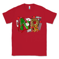 Red christmas nr nurse practitioner nurse Classic Tee - LillyAllenDesigns