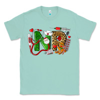 Seafoam christmas nr nurse practitioner nurse Classic Tee - LillyAllenDesigns