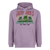 Lavender Saint Nick's Christmas Tree Farm Heavyweight Hoodie - MaliasSmallBusiness