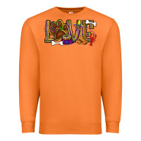 Carrot Mardi Gras love dog paw Premium Sweatshirt - BundleAndBundleShop