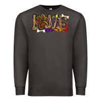Smoke Mardi Gras love dog paw Premium Sweatshirt - BundleAndBundleShop