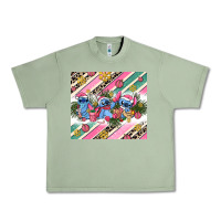 Oil Green pink stitch  christmas Urban Heavy Tee - AdoDesignShop