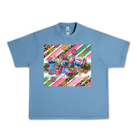 Pebble Blue pink stitch  christmas Urban Heavy Tee - AdoDesignShop