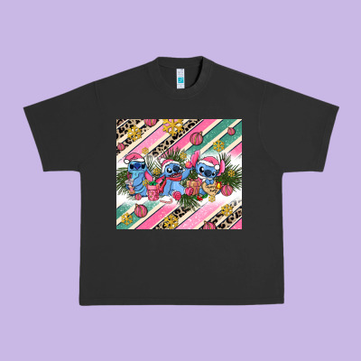 Pink Stitch  Christmas Urban Heavy Tee Designed By Adodesignshop