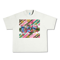 Pistachio pink stitch  christmas Urban Heavy Tee - AdoDesignShop