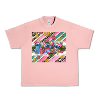 Salmon pink stitch  christmas Urban Heavy Tee - AdoDesignShop