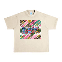 Sandshell pink stitch  christmas Urban Heavy Tee - AdoDesignShop