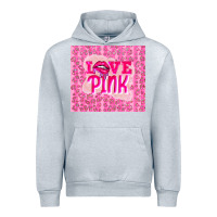Heather Grey love pink Urban Hoodie - TumblerDesignByShophia