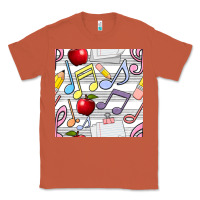 Copper music class seamless pattern Classic Tee - BundleAndBundleShop