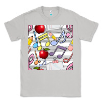 Moon Dust music class seamless pattern Classic Tee - BundleAndBundleShop