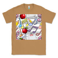Toasted Coconut music class seamless pattern Classic Tee - BundleAndBundleShop