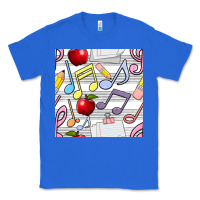 True Royal music class seamless pattern Classic Tee - BundleAndBundleShop