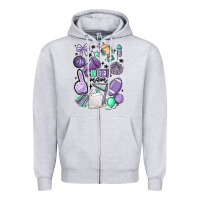 Heather Grey cheer mom Zipper Hoodie - MaliasSmallBusiness