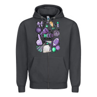 Smoke cheer mom Zipper Hoodie - MaliasSmallBusiness